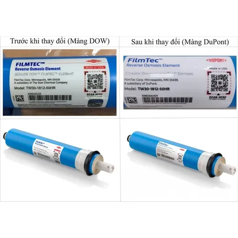 Lõi Lọc Nước Karofi Số 4 - Màng RO Dupont Filmtec Chính Hãng - Công Suất Lọc 15 Lít/ Giờ, Tuổi Thọ 2-3 Năm