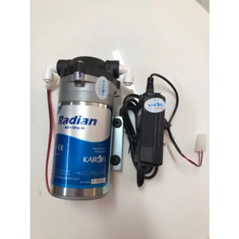 Bộ Bơm Tăng Áp Radian KAROFI 24V Chất Lượng Chính Hãng - Thay Thế Cho Máy Lọc Nước RO - Sản Phẩm Gia Dụng Đáng Tin Cậy