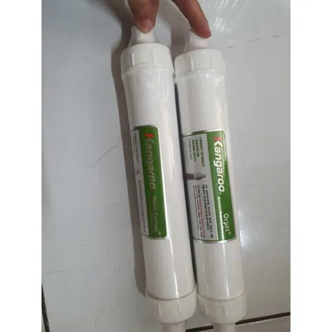 Bộ 2 Lõi Lọc Nước Kangaroo OrpH+ và Nano Carbon+ - Thay Thế KG100ES, KG100EO - Công Nghệ Điện Giải, Bổ Sung Khoáng Chất