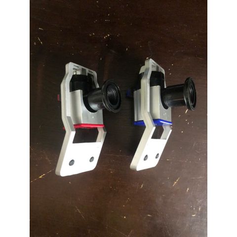 Combo 2 Vòi Nóng Lạnh Thay Thế Cho Máy Lọc Nước - Vòi Nhựa ABS Đen Trắng Chất Lượng Cao