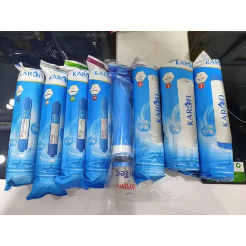 Combo 8 Lõi Lọc Nước RO Karofi Chính Hãng - Bộ Lõi Lọc Cao Cấp Cho Máy Lọc Nước - Cung Cấp Nguồn Nước Sạch, Tinh Khiết