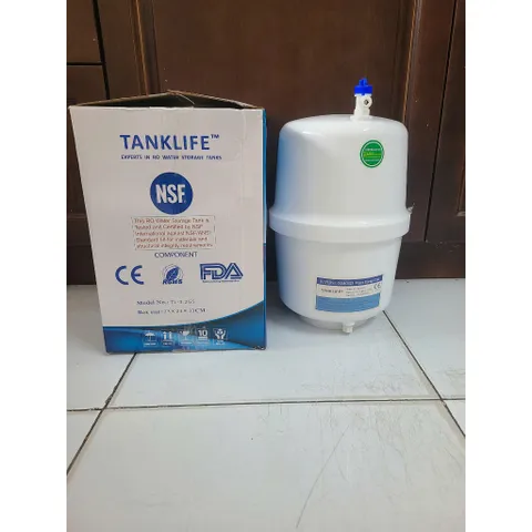 Bình Áp Nhựa Tanklife 5L - Bình Chứa Nước RO Vật Liệu An Toàn, Kích Thước 23x23x39cm - Dùng Thay Máy Lọc Nước Karofi, Kangaroo