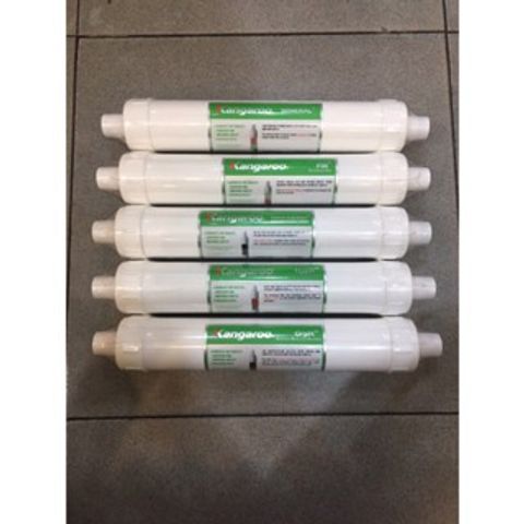 Combo 5 Lõi Lọc Kangaroo Hydrogen cho Máy Lọc Nước RO - FIR+, OrpH+, HypH+, Mineral+, Nano Carbon+ Chính Hãng