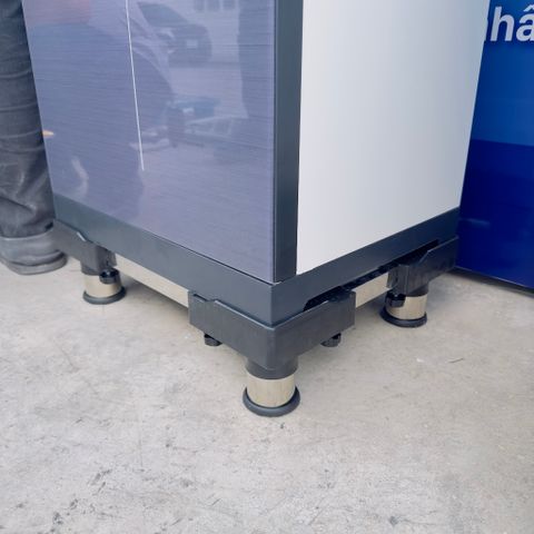 Chân Kệ Đa Năng Inox 304 Cho Máy Lọc Nước, Tủ Lạnh, Máy Giặt - Điều Chỉnh Kích Thước, Chống Rung Lắc, Tải Trọng 200kg