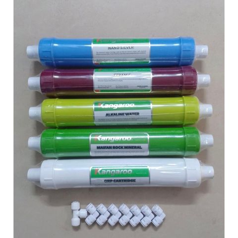 Lõi Lọc Khoáng Kangaroo 10 Tầng Chính Hãng - Thay Thế Máy Lọc Nước RO - Loại Bỏ Tạp Chất, Tạo Nước Kiềm Chất Lượng Cao