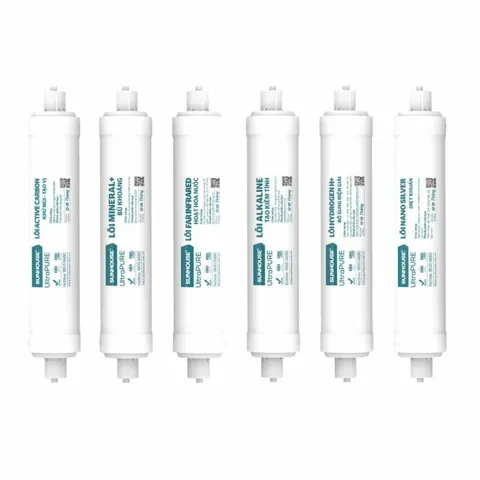 Combo 6 Lõi Lọc Nước RO Sunhouse 5678910 - Chính Hãng, Tạo Vị, Cung Cấp Khoáng Chất, Chất Lượng Cao