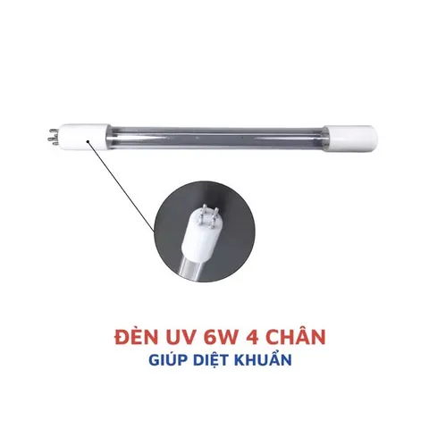 Bóng đèn UV 6W & 11W - Nguồn thay thế cho máy lọc nước RO, diệt khuẩn 99,99% - Bóng đèn cực tím chất lượng cao, dễ lắp đặt
