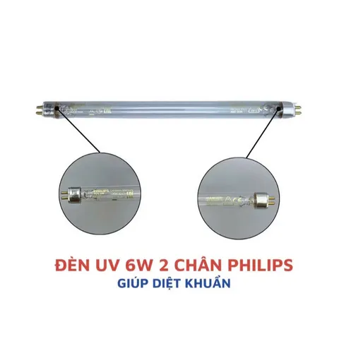 Bóng đèn UV 6W & 11W - Nguồn thay thế cho máy lọc nước RO, diệt khuẩn 99,99% - Bóng đèn cực tím chất lượng cao, dễ lắp đặt