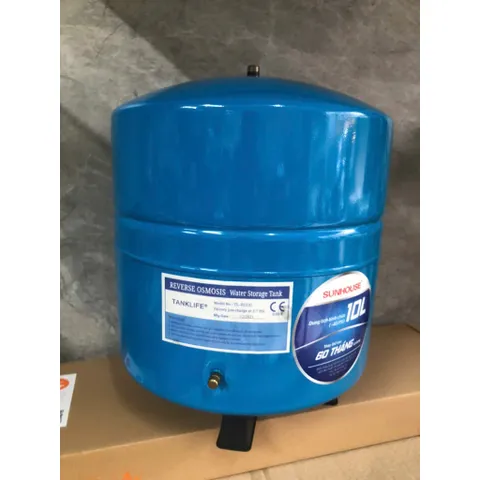Bình áp thép 10L Sunhouse - Chính hãng - Sử dụng cho các máy lọc nước RO