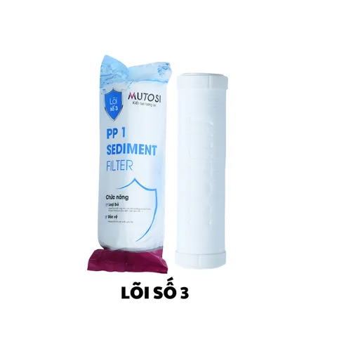 Lõi Lọc Thô Mutosi 1,2,3 - Thay Thế Chính Hãng cho Máy Lọc Nước RO, Loại Bỏ Tạp Chất Hiệu Quả