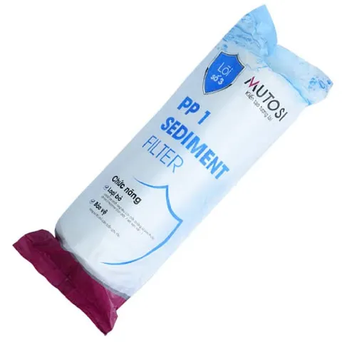 Lõi Lọc Thô Mutosi 1,2,3 - Thay Thế Chính Hãng cho Máy Lọc Nước RO, Loại Bỏ Tạp Chất Hiệu Quả