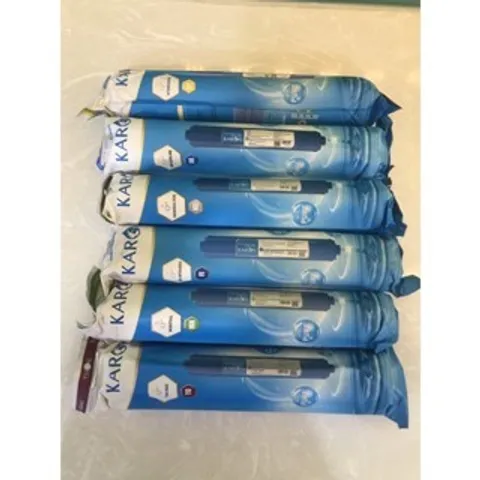 Bộ 6 Lõi Lọc Nước Karofi Chính Hãng - Thay Cho Máy RO - Gồm Lõi GAC-T33, Mineral, Hồng Ngoại, Nano Silver, ORP Alkaline, Hydrogen