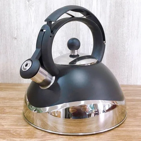 Ấm Đun Nước Arber Inox 304 - Đun Nước Sôi Nhanh, Phù Hợp Với Mọi Loại Bếp, Thiết Kế Sang Trọng Với Còi Báo Hiệu Sôi