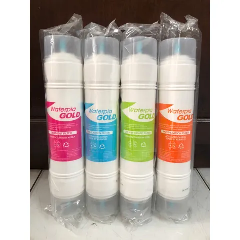 Bộ 4 Lõi Lọc Nước U/F Hàn Quốc - Loại I - Tiêu Chuẩn Dùng Cho Máy Nóng Lạnh, Lọc Nước Sạch, An Toàn, Chất Lượng Cao