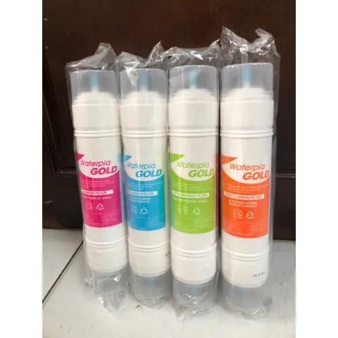 Bộ 4 Lõi Lọc Nước U/F Hàn Quốc - Loại I - Tiêu Chuẩn Dùng Cho Máy Nóng Lạnh, Lọc Nước Sạch, An Toàn, Chất Lượng Cao