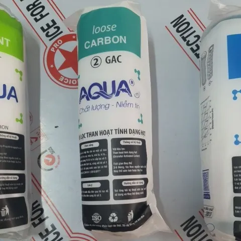 Bộ Lõi Lọc Nước 1,2,3 Aqua - Bộ 3 Lõi Filtro cho Máy Lọc Nước RO, Loại Bỏ Tạp Chất, Bùn Đất, Gỉ Sét
