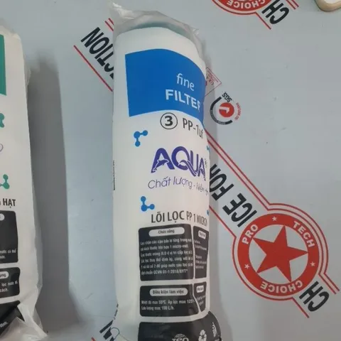 Bộ Lõi Lọc Nước 1,2,3 Aqua - Bộ 3 Lõi Filtro cho Máy Lọc Nước RO, Loại Bỏ Tạp Chất, Bùn Đất, Gỉ Sét
