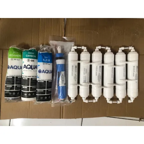 Bộ 10 Lõi Lọc Nước AQUA Chính Hãng cho Máy RO - Bổ Sung Khoáng Chất, Loại Bỏ Tạp Chất và Vi Khuẩn, Nước Tinh Khiết An Toàn
