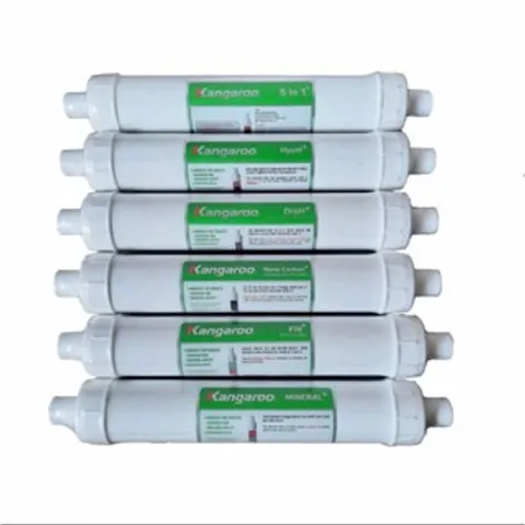 Bộ 6 Lõi Lọc Kangaroo Hydrogen 5678910 - Hàng Chính Hãng Thay Thế Máy Lọc Nước RO - Bổ Sung Khoáng Chất và Tạo Kiềm