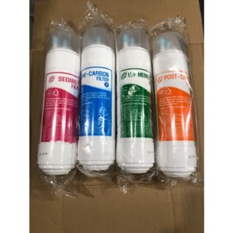 Bộ 4 Lõi Lọc Nước Hàn Quốc Đầu U Ngắn 25cm - Thay Thế Cho Máy Lọc Nước Nóng Lạnh Cuckoo, Canzy, Ryo, Newlife
