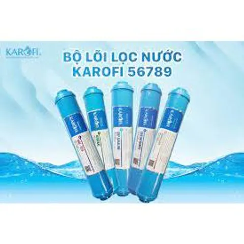 Bộ 5 Lõi Lọc Nước Karofi 56789 Chính Hãng - Cung Cấp Khoáng Chất & Tăng Vị Ngon Cho Nước Uống