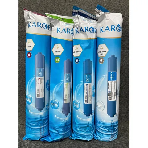 Lõi Lọc Karofi 5,6,7,8,9 Chính Hãng - Thay Thế Cho Máy Lọc Nước RO, Cung Cấp Nước Ngọt, Sạch, Bổ Sung Khoáng Chất