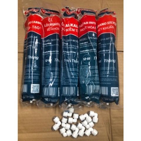 Bộ 5 Lõi Lọc Khoáng Sunhouse Chính Hãng - Thay Thế cho Máy Lọc Nước RO Kangaroo, Karofi, Mutosi, An Toàn và Bổ Sung Khoáng Chất