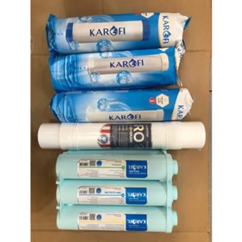 Bộ 10 Lõi Lọc KAROFI Chính Hãng - Thay Thế Máy Lọc Nước KAQ-O07, KAD-D52, D68, Tối Ưu Hóa Chất Lượng Nước