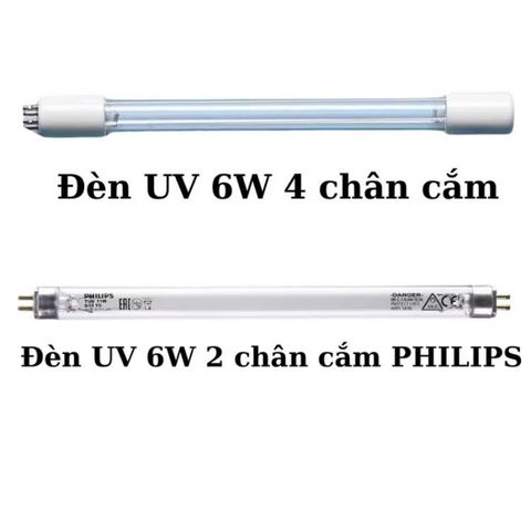 Bóng Đèn Cực Tím UV 6W - 11W, Đèn Tiệt Trùng Diệt Khuẩn 99,99% Không Hóa Chất - Sử Dụng Cho Máy Lọc Nước