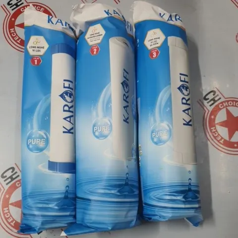 Bộ 3 Lõi Lọc Nước Smax Duo Karofi Số 1, 2, 3 - Chính Hãng, Bảo Vệ Màng Lọc RO, Lọc Thô Hiệu Quả  đến 1 Micron