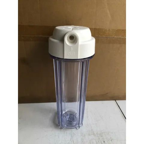 Cốc Lọc Thô 10 inch REN Trong 13mm - Chống Nứt, Xì Nước, Nhựa Cao Cấp, Đồ Gia Dụng Nhà Bếp Chất Lượng