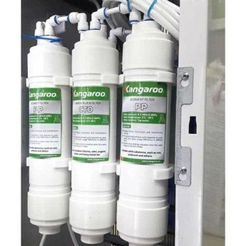Combo 3 Lõi Lọc Nước Kangaroo KG61A3 - Bộ Lõi Chính Hãng Cho Máy Nước Nóng Lạnh, Lọc Tối Ưu Các Tạp Chất