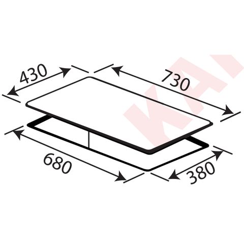Bếp Từ Đôi Kaff KF-FL68II New Plus 2024 - Mặt Kính Schott Ceran, Công Nghệ Inverter, Bảo Hành 5 Năm, Tiết Kiệm Điện Năng