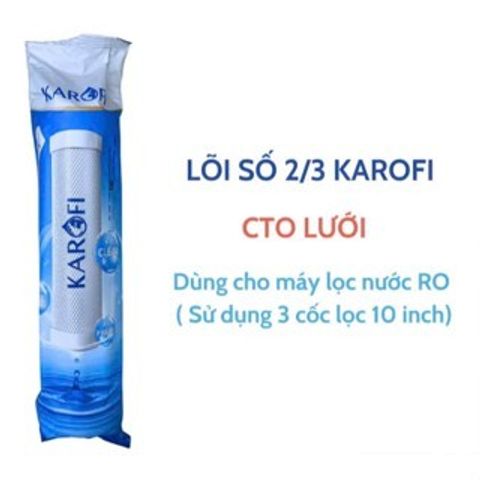 Lõi Lọc Nước 1,2,3 KAROFI Chính Hãng - Thay Thế Cho Máy Sản Xuất Karofi OP1310, SS038, U03, U05, U16, U95, O07, P95, D52