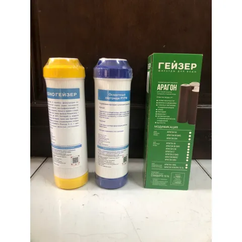 Combo 3 Lõi Lọc 123 Nano Geyser - Sử dụng cho các máy lọc TK,GK,Kachiusa