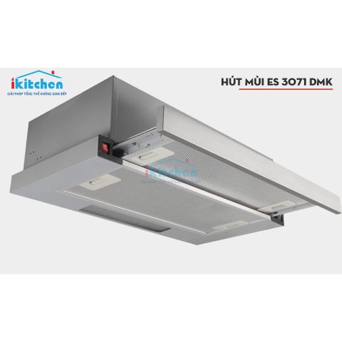 Máy Hút Mùi Dmestik Classico ES3071 DMK - Thống kê thông minh, công suất 600m3/H, Đèn LED, lọc 5 lớp, bảo hành 3 năm, màu bạc hiện đại