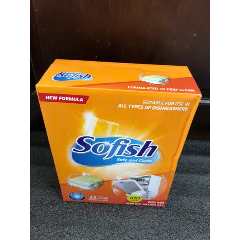 Viên Rửa Chén Sofish - Muối Rửa Bát Chuyên Dụng Cho Máy Rửa Chén - Độ Sạch Bóng Vượt Trội, An Toàn, Hiệu Quả