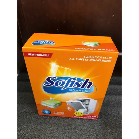 Viên Rửa Chén Sofish - Muối Rửa Bát Chuyên Dụng Cho Máy Rửa Chén - Độ Sạch Bóng Vượt Trội, An Toàn, Hiệu Quả