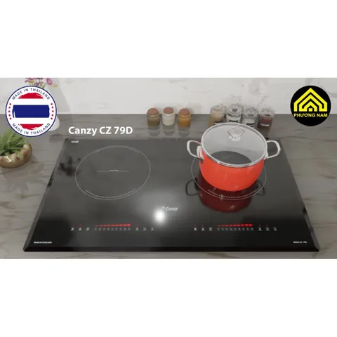 [Giá Buôn] Bếp từ Canzy CZ 79D nhập khẩu Thái Lan - Mặt kính EUROKERA của Pháp - Tích hợp công nghệ Smart Inverter
