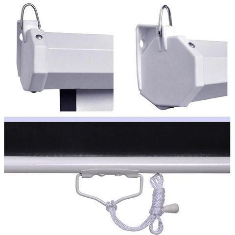 Màn Chiếu Kéo Tay Beecube Regent 1m8 x 1m8 - Màn Chiếu Di Động Chất Lượng Cao, Đa Năng Cho Phim, Đài Truyền Hình, Giảng Dạy