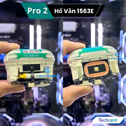 Tai Nghe Hổ Vằn Pro2 1563E - Chống ồn ANC 40dB, Sạc không dây
