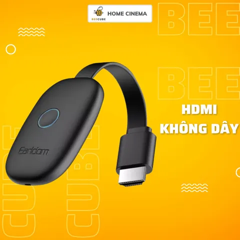 Bộ HDMI Không Dây Earldom W3+ Hỗ Trợ Kết Nối Điện Thoại Với TV, Máy Chiếu Beecube