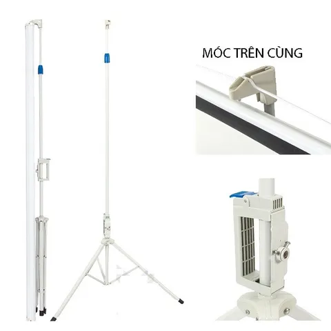 Màn Chiếu 3 Chân Di Động 100 Inch - Chất Liệu Matte White Bền Bỉ, Dễ Dàng Di Chuyển Cho Hội Nghị, Sự Kiện Ngoài Trời