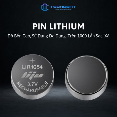 Pin Thay Thế Cho Tai Nghe Bluetooth Hổ Vằn - Pin Lithium Ion LIR 1040, 1045, 1054, Thời Gian Sử Dụng 6-8 Giờ, An Toàn và Dễ Dàng Thay Thế