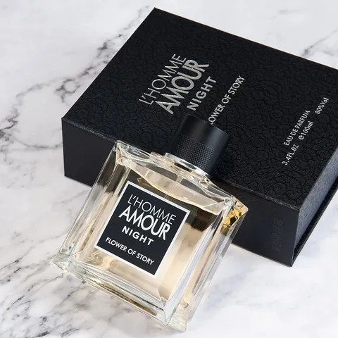 Nước hoa Nam L'HOMME AMOUR NIGHT 100ml - Hương Gỗ Quyến Rũ, Sang Trọng, Duy Trì 6-8 Giờ, Hàng Nhập Khẩu Cao Cấp