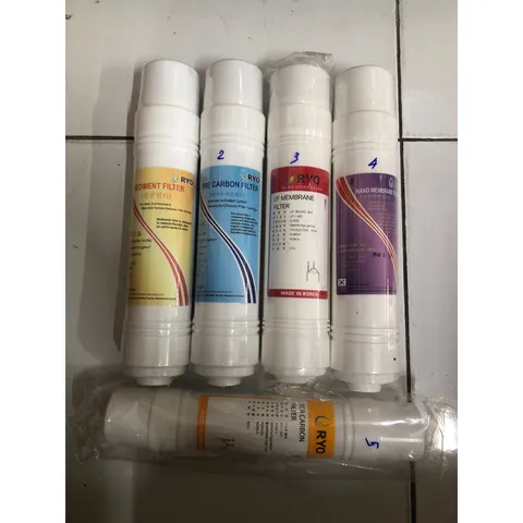 Bộ 5 Lõi Lọc Nước RYO Hàn Quốc - Loại Đầu U Chính Hãng - Công Nghệ Lọc Siêu UF, Nguồn Nước Sạch, An Toàn Sức Khỏe