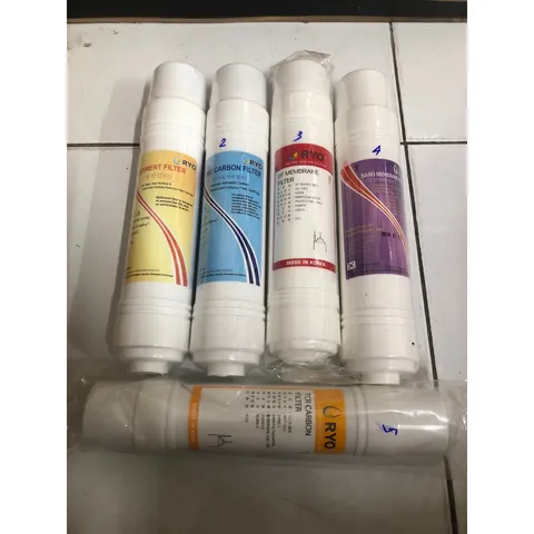 Bộ 5 Lõi Lọc Nước RYO Hàn Quốc - Loại Đầu U Chính Hãng - Công Nghệ Lọc Siêu UF, Nguồn Nước Sạch, An Toàn Sức Khỏe