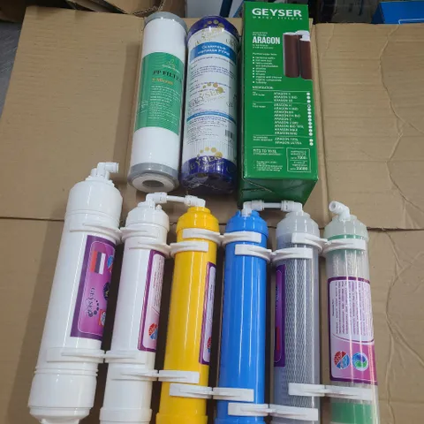 Trọn bộ 9 lõi lọc Nano geyser dùng cho máy TK9, GK9, ECO9 - hàng chính hãng - dùng cho nguồn nước máy - uống trực tiếp