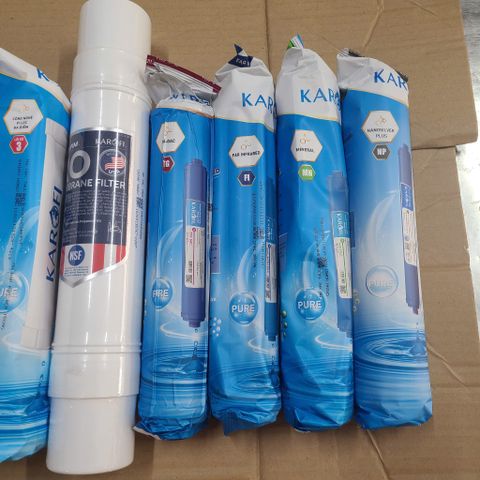 Bộ 8 Lõi Lọc Nước Karofi 12345678 - Hàng Chính Hãng Thay Thế Model K8IQ-2, OD138 - Bộ Lõi Lọc RO Chất Lượng Cao