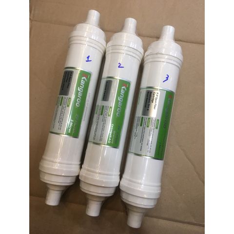 Bộ 3 Lõi Lọc Đúc Kangaroo 123 Chính Hãng - Lọc Nước Cho Các Model KG100HK, KA10A4, KG10A5, KG100ES, KG100ES1